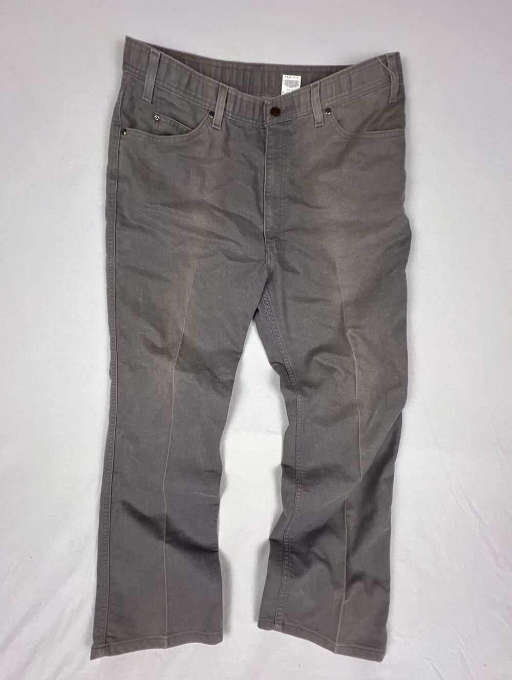 Levi's Tab Twills Pants Size 38x29 Gray Cotton Blend